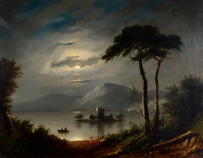 Lot 617 - A follower of Thomas Luny - watercolour.