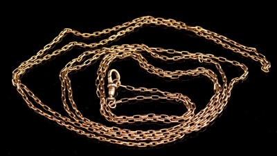 Lot 88 - Yellow metal muff chain