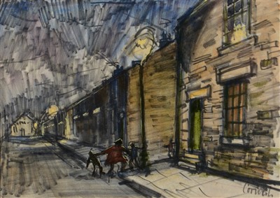 Lot 709 - Norman Stansfield Cornish - watercolour.