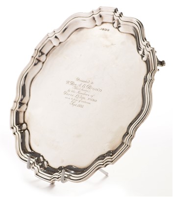 Lot 203 - Silver Salver