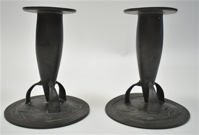 Lot 283 - Liberty candlesticks