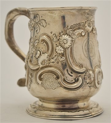 Lot 237 - Newcastle silver tankard