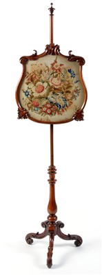 Lot 785 - Victorian pole screen