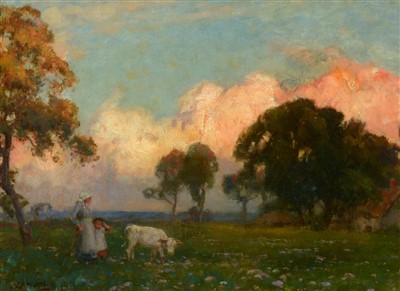 Lot 615 - Sir Ernest Albert Waterlow - oil.