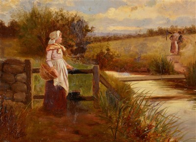 Lot 619 - Gwendolen Moore - oil.