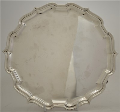Lot 204 - Silver waiter