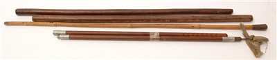 Lot 1644 - A Canadian regimental swagger stick marked...