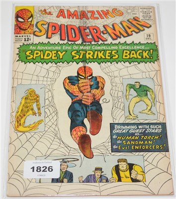 Lot 1826 - Amazing Spider-Man No. 19 comic.