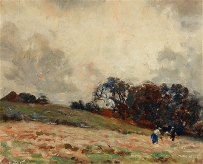 Lot 616 - Frederic William Jackson (1859-1918) "Hayfield...