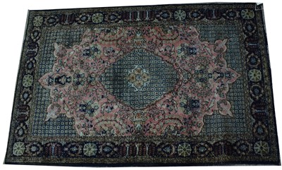 Lot 828 - Qum silk rug