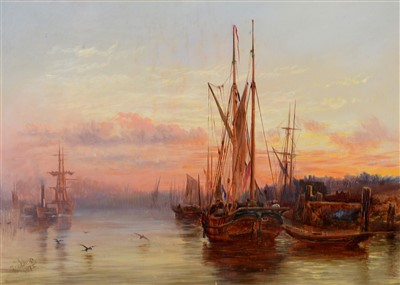 Lot 588 - Robert Jobling - oil.