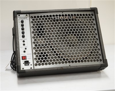 Lot 53 - A Torque TSM100P powered stage monitor single 12in. speaker.