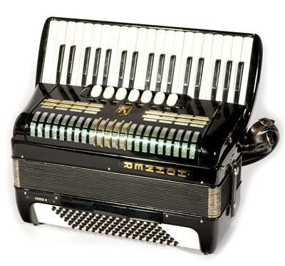Lot 75 - A Hohner Verdi II 96 Bass Piano Accordion