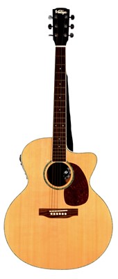 Lot 170 - Vintage VECJ100N Guitar and Case