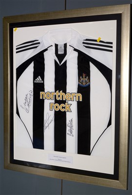 Lot 1546 - A Newcastle United football shirt.