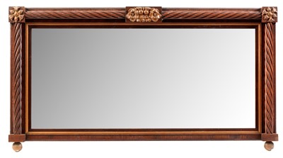 Lot 782 - Rosewood wall mirror