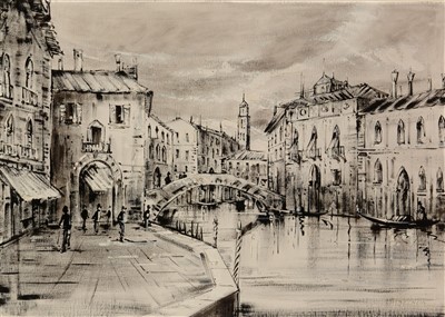 Lot 1737 - 20th Century Venetian School - oil.