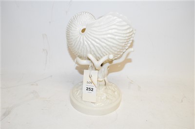 Lot 252 - First period Belleek vase