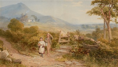 Lot 591 - John Henry Mole - watercolour.