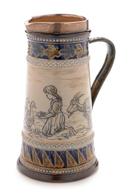 Lot 535 - Doulton Hannah Barlow stoneware jug