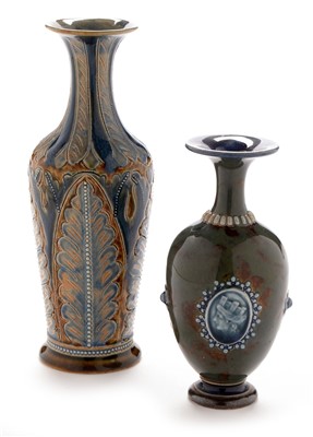 Lot 536 - Two Royal Doulton vases.