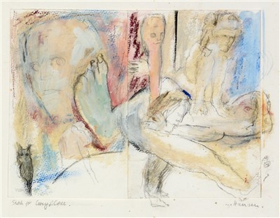 Lot 1696 - Lys Hansen - watercolour.