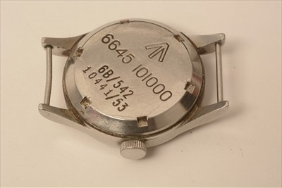 Lot 47 - Omega: an RAF issue stainless steel gentleman's wristwatch c1953