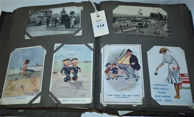 Lot 114 - Album of postcards