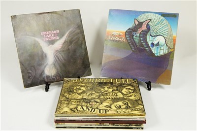 Lot 334 - ELP & Jethro Tull LPs