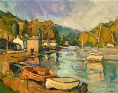 Lot 1736 - T* R* Tucker - oil.