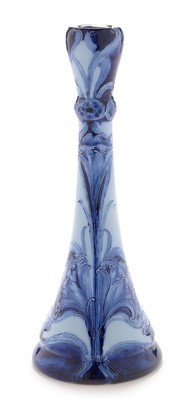 Lot 541 - Macintyre Moorcroft Florian ware candlestick