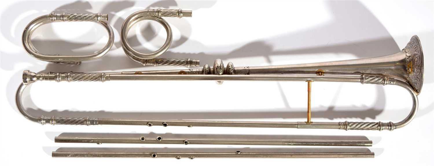 Lot 29 - Baroque trumpet copy of a John Shore by David Edwards.