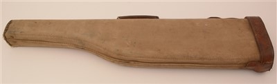 Lot 1630 - An early 20th Century canvas and leather bound...