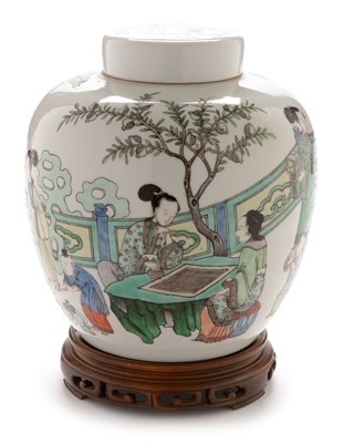 Lot 468 - A late 19th Century Chinese ginger jar