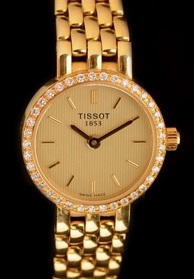 Lot 46 - Tissot Caliente: an 18ct gold lady's watch