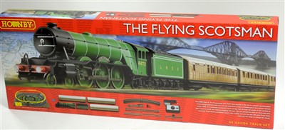 Lot 1379 - An 00-gauge 'Flying Scotsman' train set by Hornby.