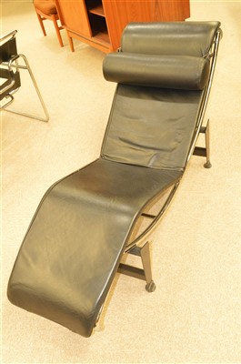 Lot 1573A - After Le Corbusier: a floating lounger/day bed.