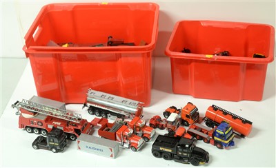 Lot 1295 - Die-cast model road haulage vehicles.