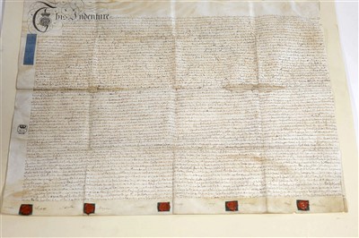 Lot 1423 - An 18th Century indenture