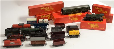Lot 1407 - Rolling stock by Tri-ang; locomotives; and sundry rolling stock.