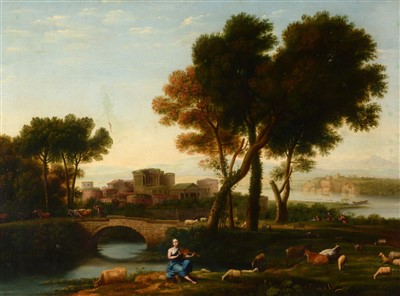 Lot 837 - After Claude Lorrain - oil.