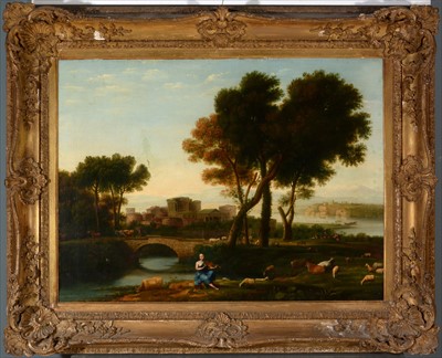 Lot 837 - After Claude Lorrain - oil.