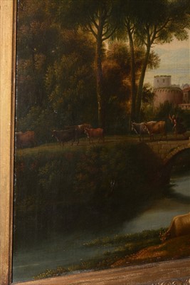 Lot 837 - After Claude Lorrain - oil.