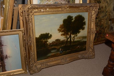 Lot 837 - After Claude Lorrain - oil.
