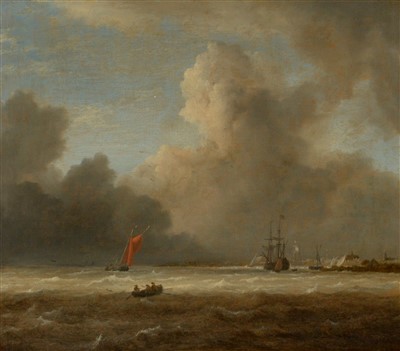 Lot 810 - Jacob Isaackszoon van Ruisdael - oil.