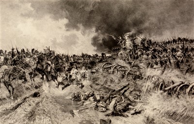 Lot 655 - A* Boulard after Francois Flameng - engraving.
