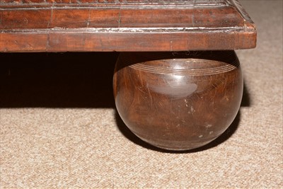 Lot 1115 - A William & Mary walnut and seaweed marquetry decorated chest