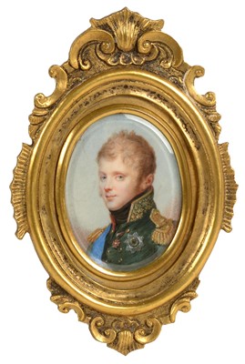 Lot 673 - 19th Century Russian School - miniature.