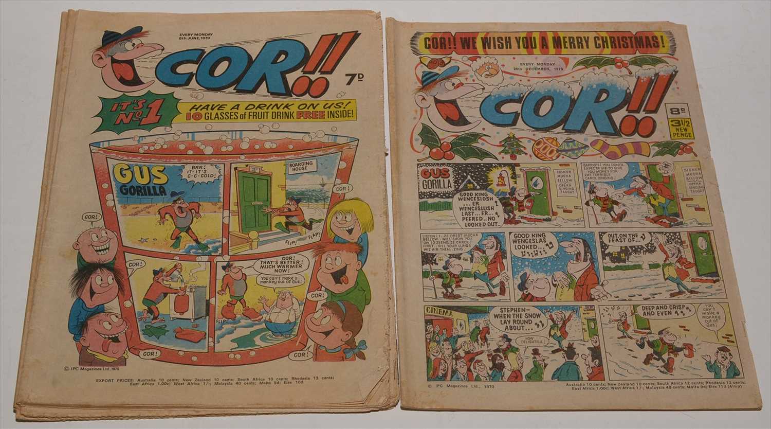 Lot 15 - Cor! No's 1-3 and Christmas Edition