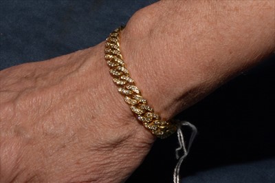 Lot 233 - Diamond bracelet